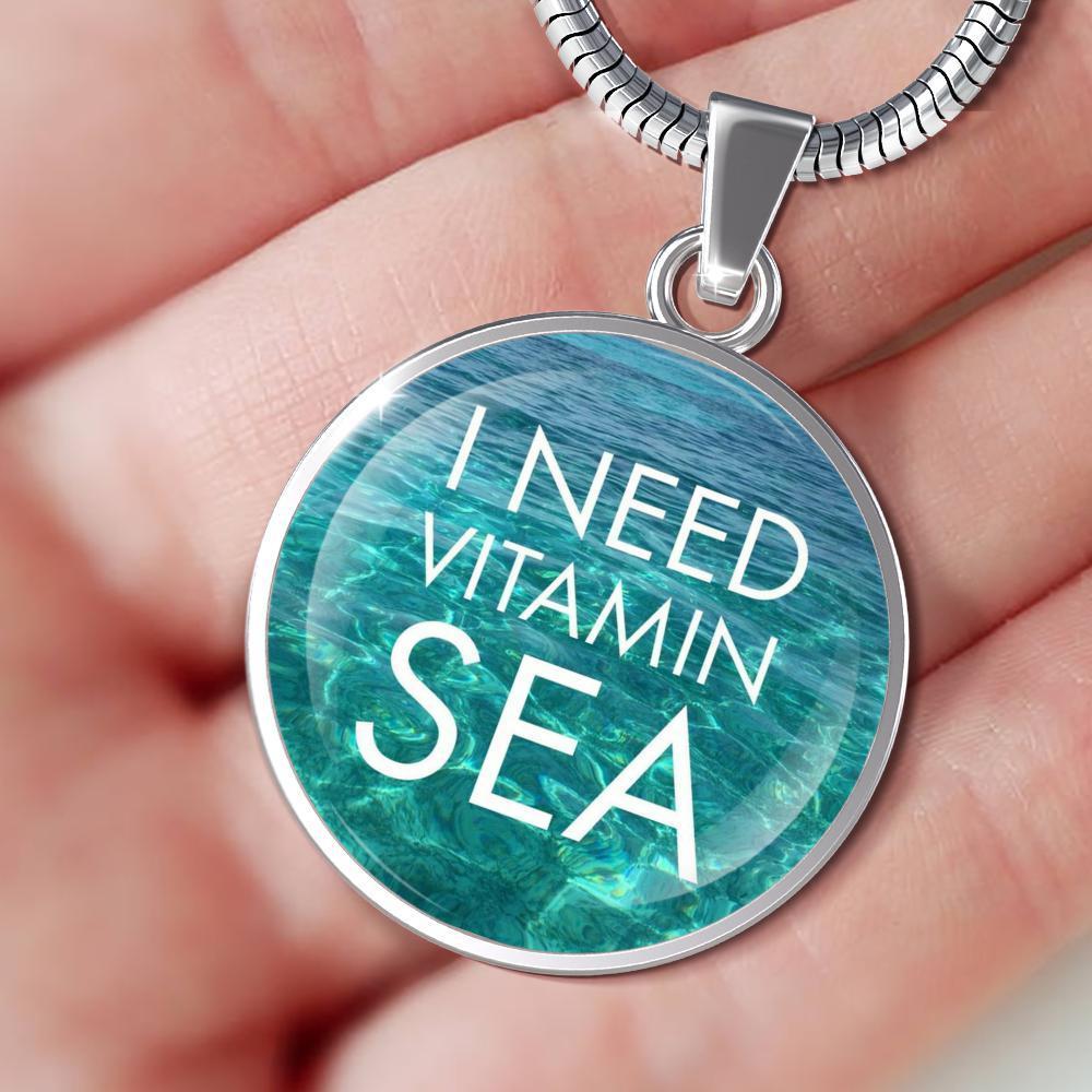 I Need Vitamin Sea Necklace