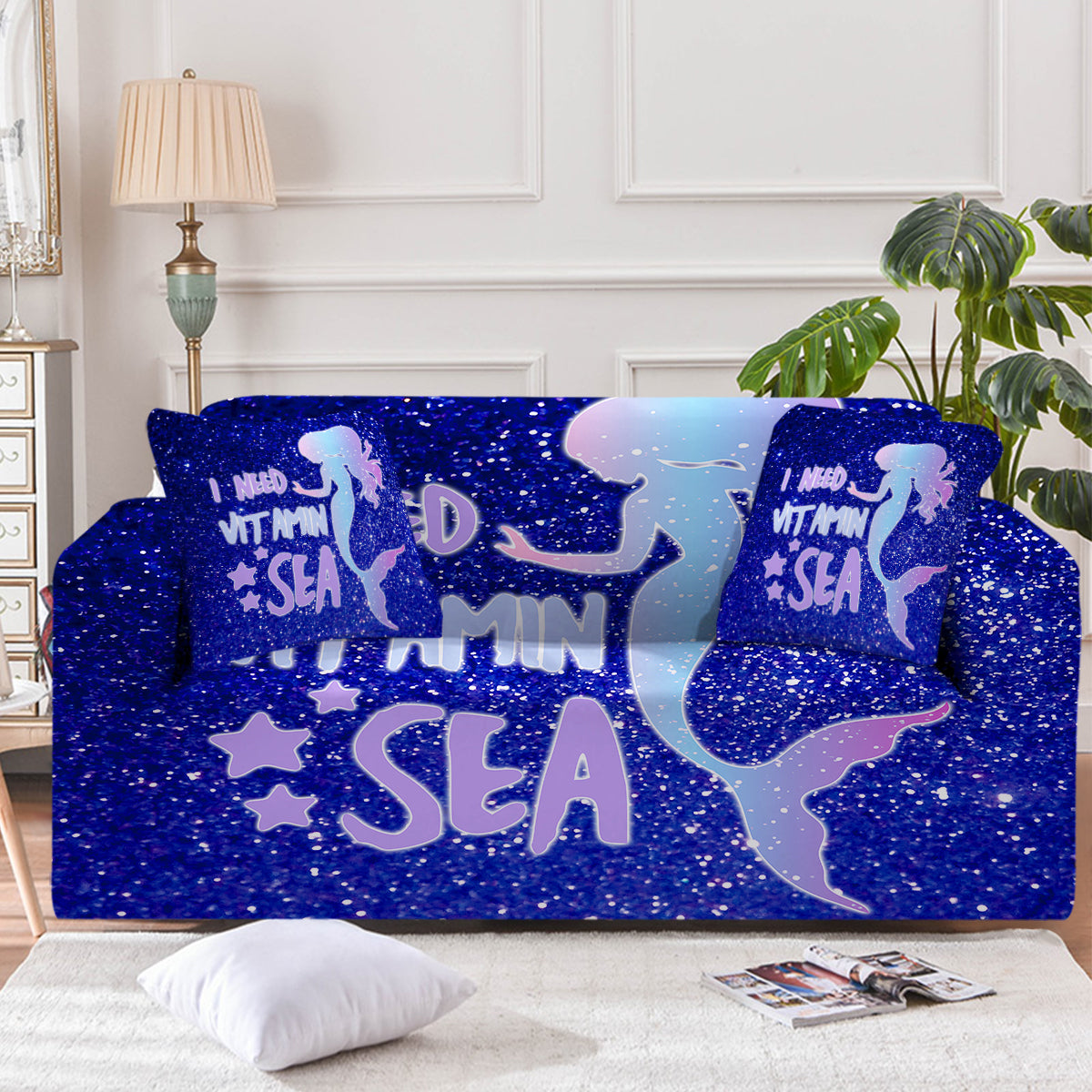 I Need Vitamin Sea Couch Cover