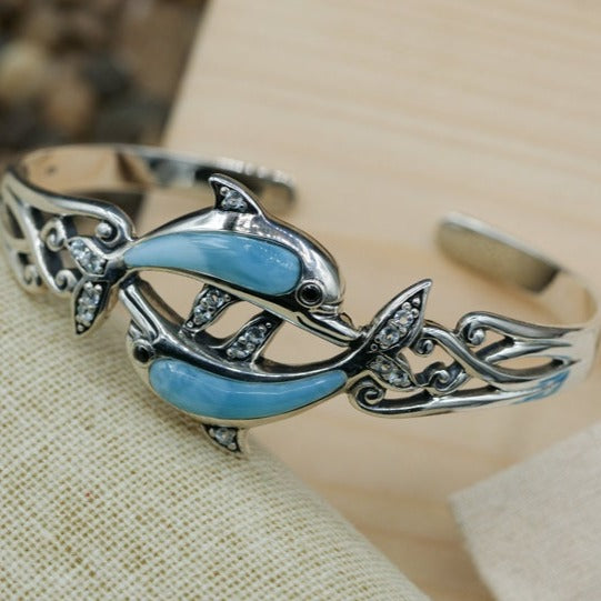 Dolphin Bangle Bracelet