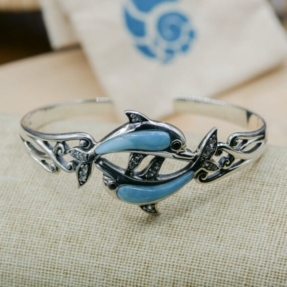 Dolphin Bangle Bracelet