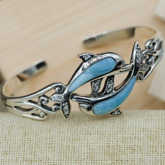 Dolphin Bangle Bracelet