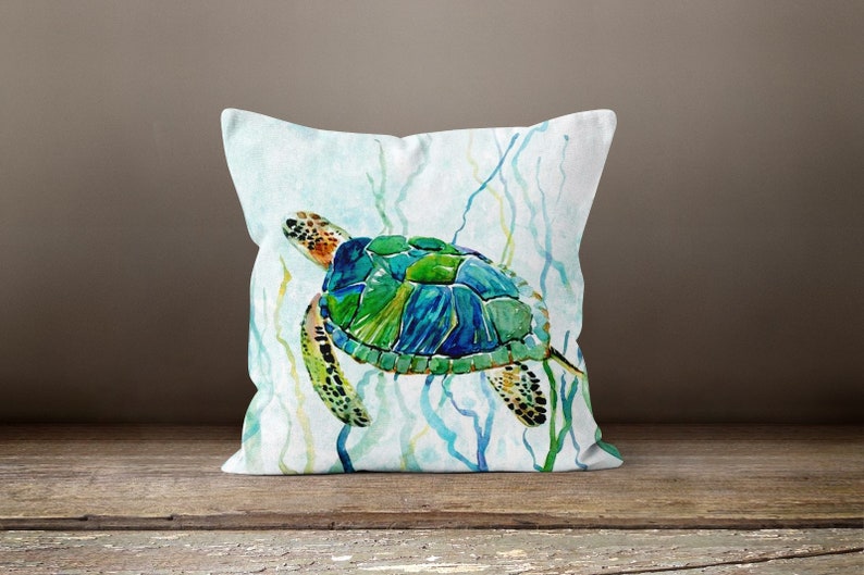 Sea Turtles Set of 4 Pillow Covers