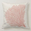 Red Coral Sealife Set of 4 Pillow Covers