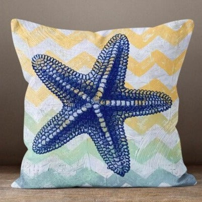 Marine Life Set of 4 Pillow Covers