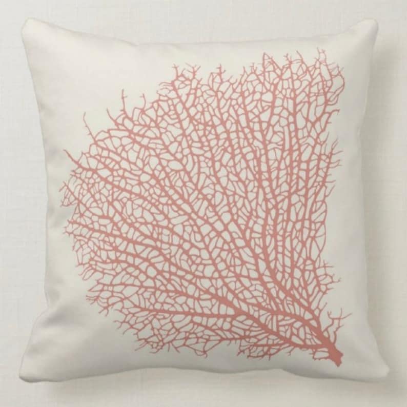 Sea Coral Set of 4 Pillow Covers