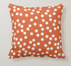 Orange Starfish Set of 4 Pillow Covers