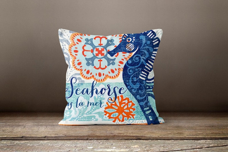 New Blue Ocean Set of 4 Pillow Covers