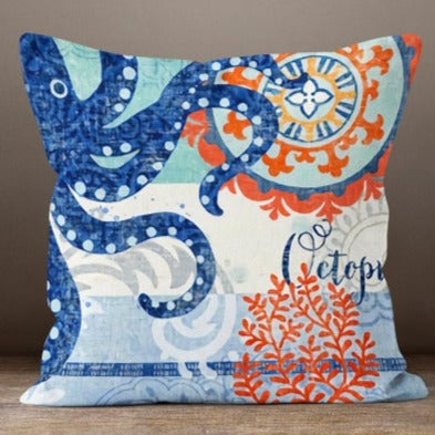 New Blue Ocean Set of 4 Pillow Covers