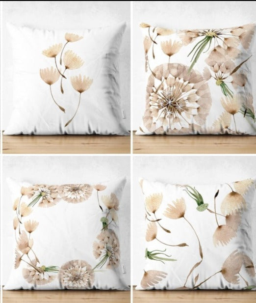 Autumn Pastel Set of 4 Pillow Covers