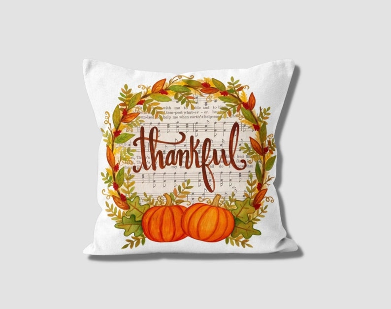Autumn Wreath Set of 4 Pillow Covers