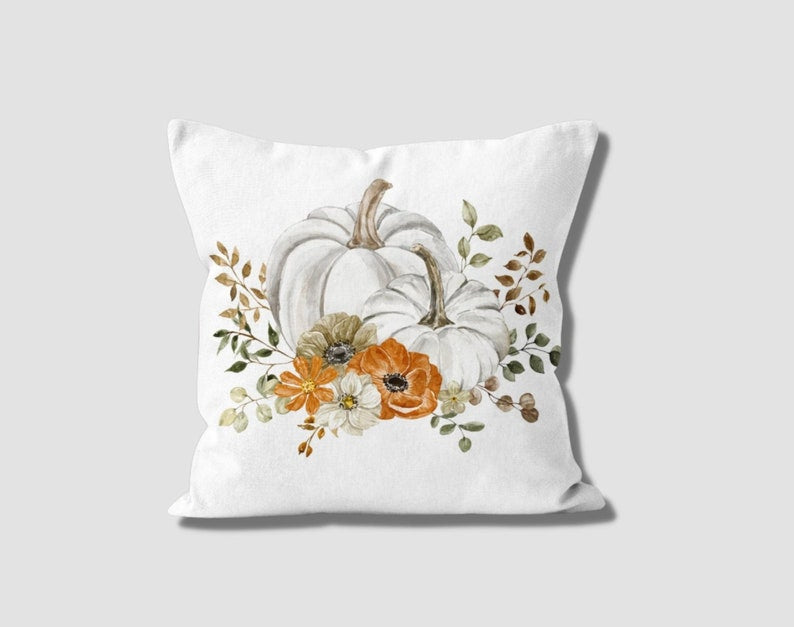 Fancy Dressed Pumpkin Set of 4 Pillow Covers
