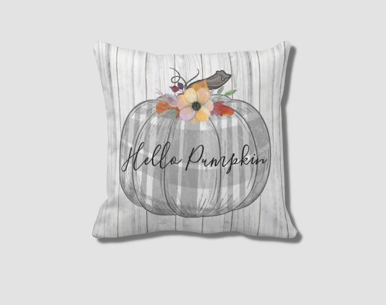 Hello Pumpkin Set of 4 Pillow Covers