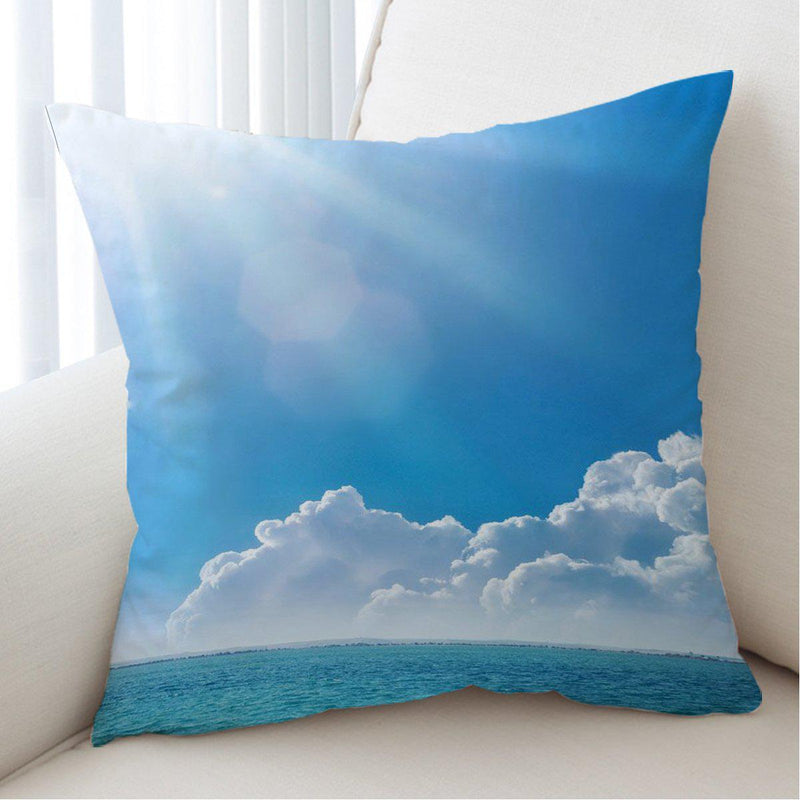 Into the Blue Pillow Cover