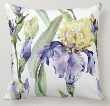 Iris Pillow Cover