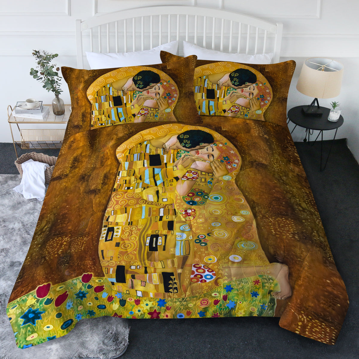 Gustav Klimt&#39;s The Kiss Comforter Set