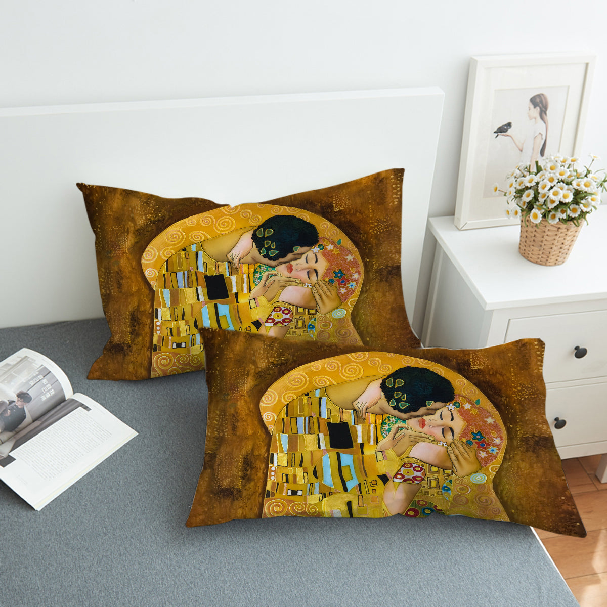 Gustav Klimt&#39;s The Kiss Comforter Set
