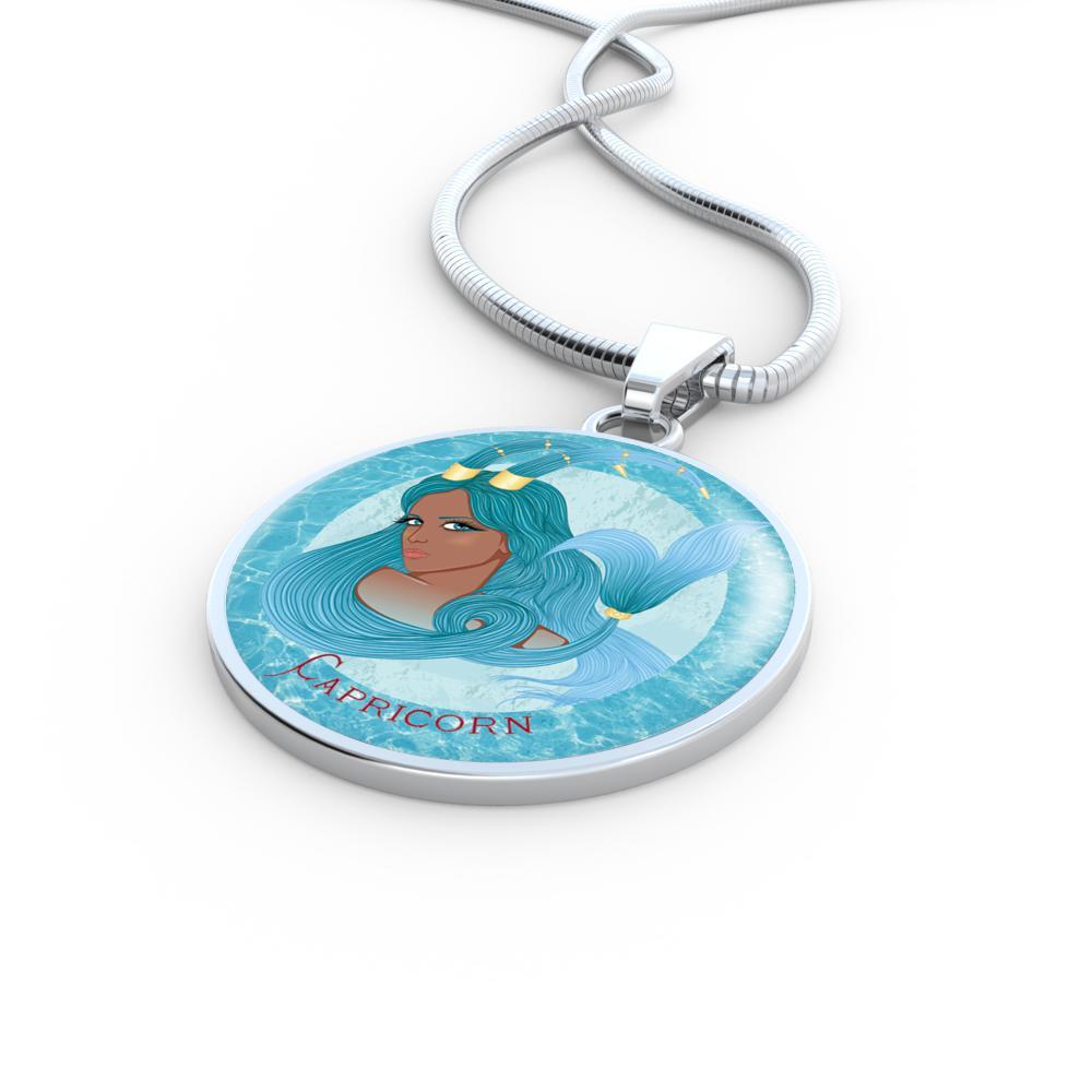 Lady Capricorn Necklace &amp; Bangle Bracelet