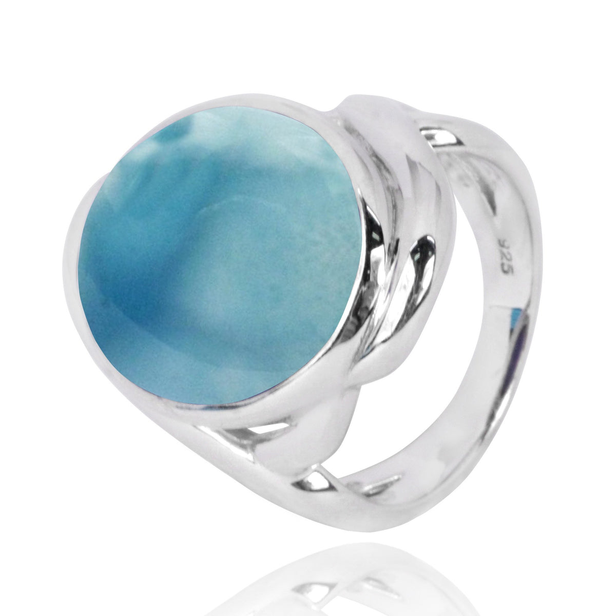 Larimar Cocktail Ring