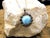 Larimar Sun Beach Pendant with Blue Topaz Stones - Only One Piece Created