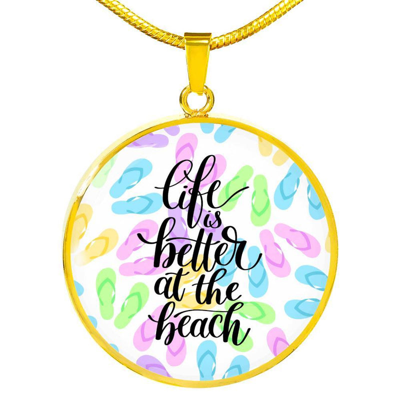Life is Better at the Beach Necklace