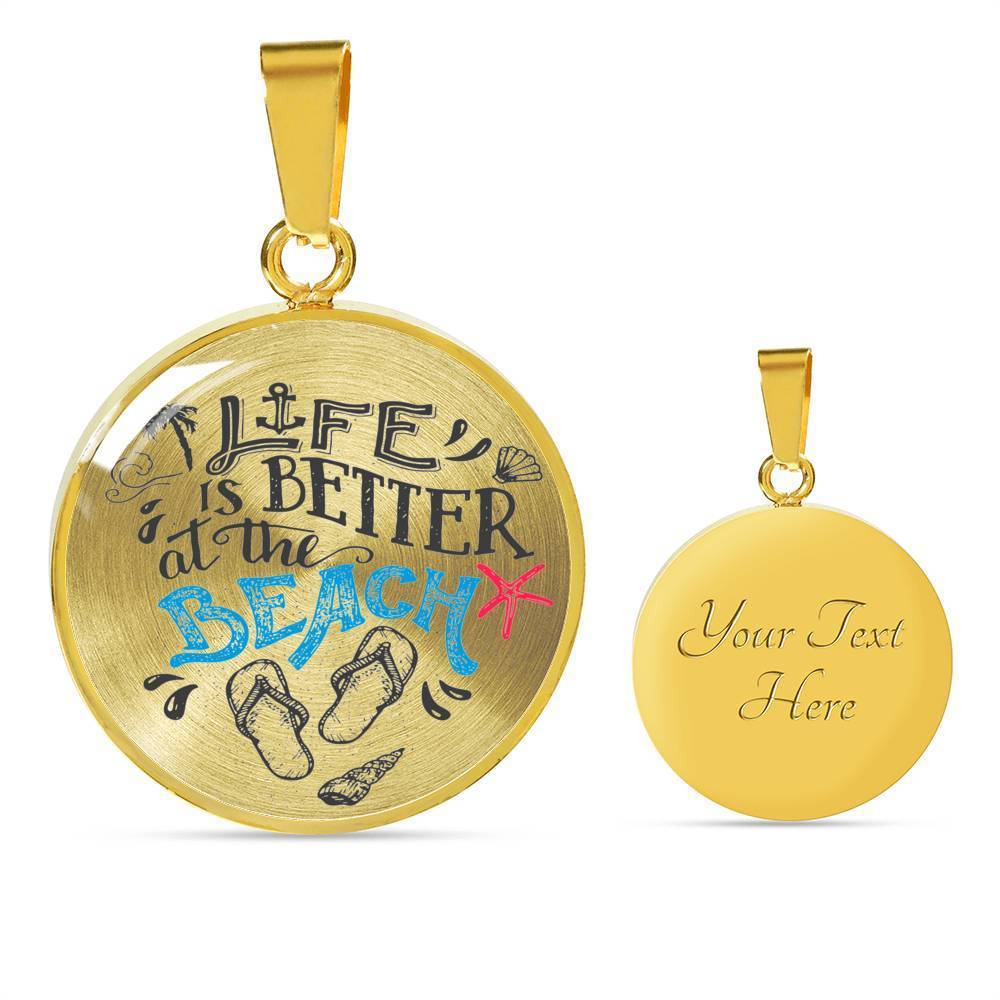 Life is Better at the Beach Necklace