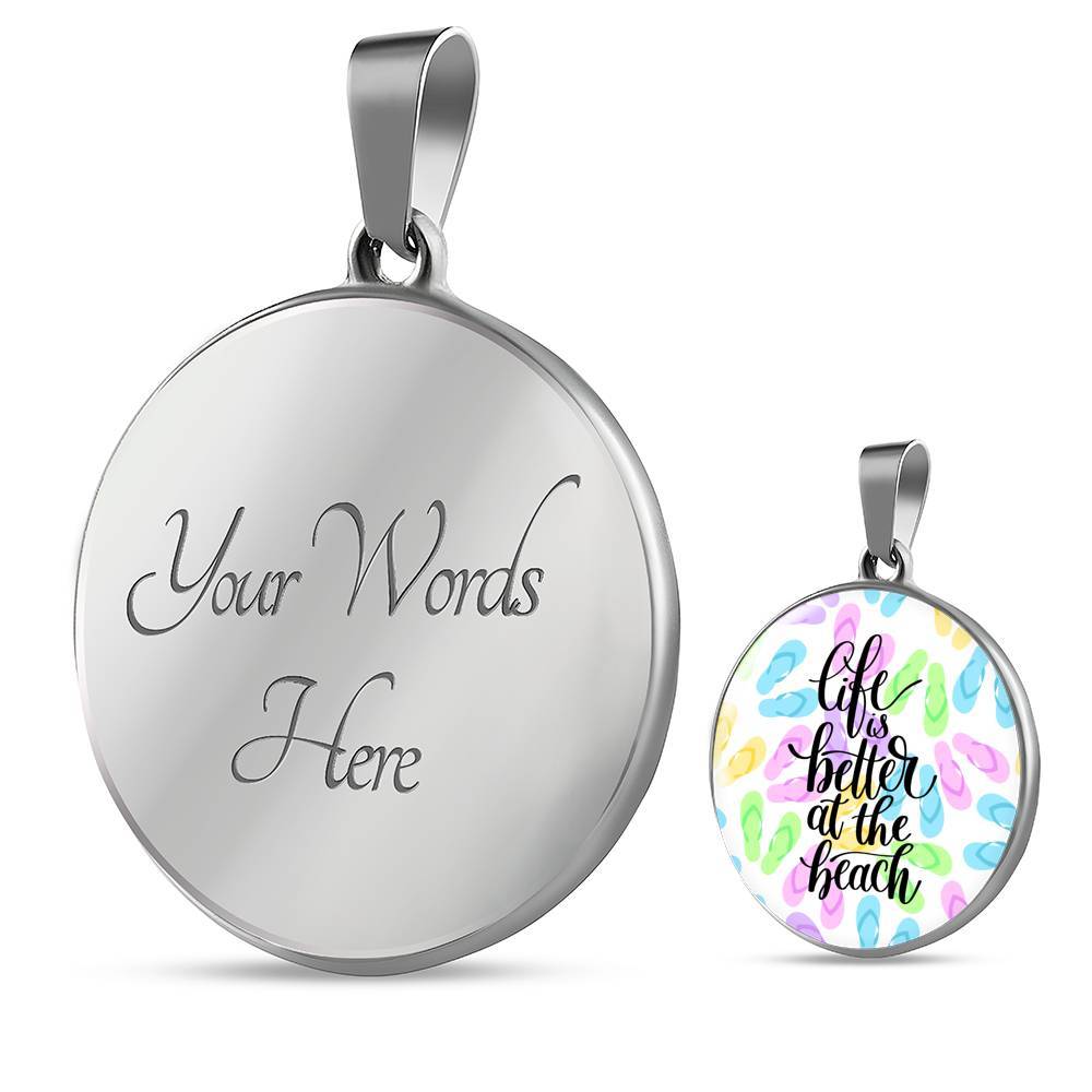 Life is Better at the Beach Necklace