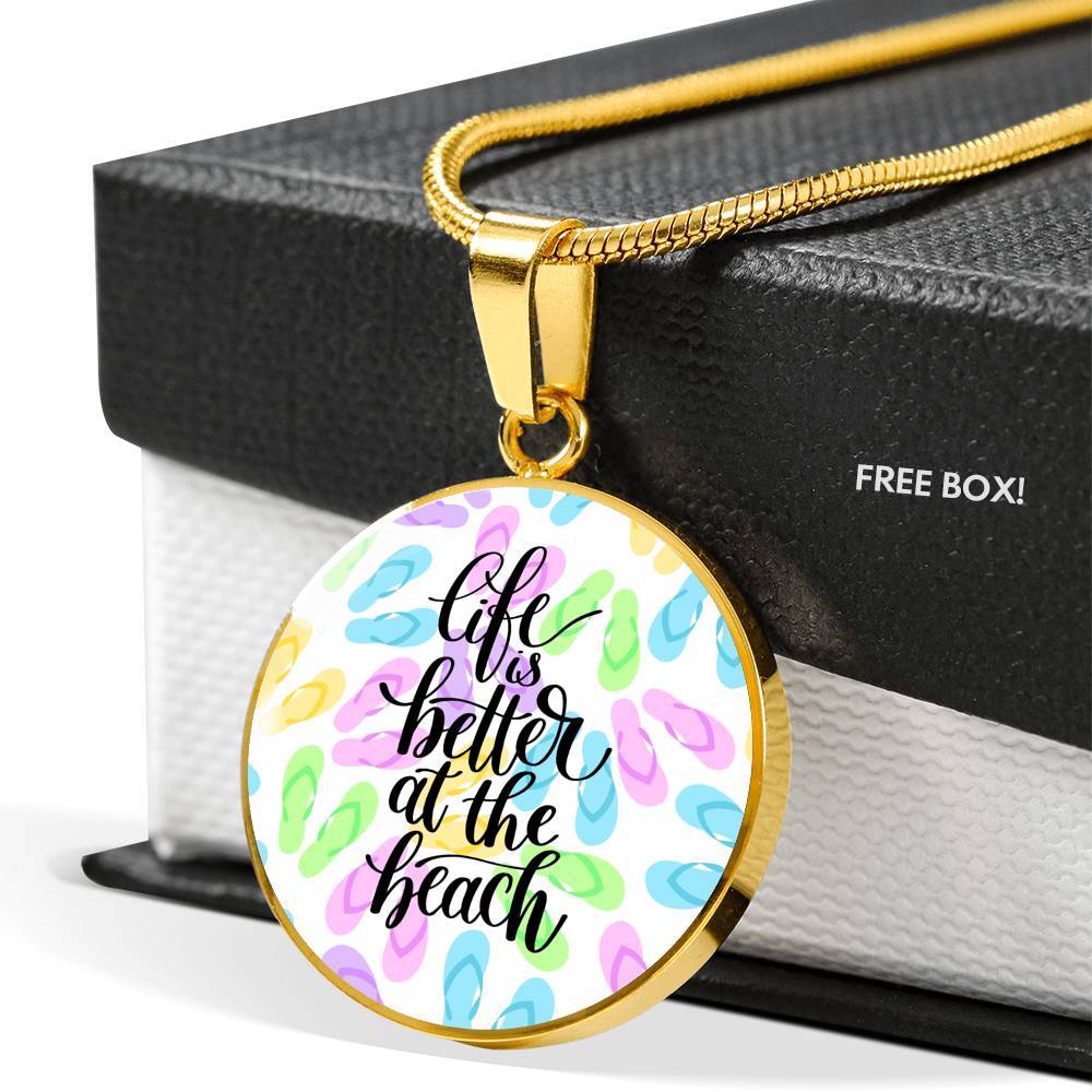 Life is Better at the Beach Necklace