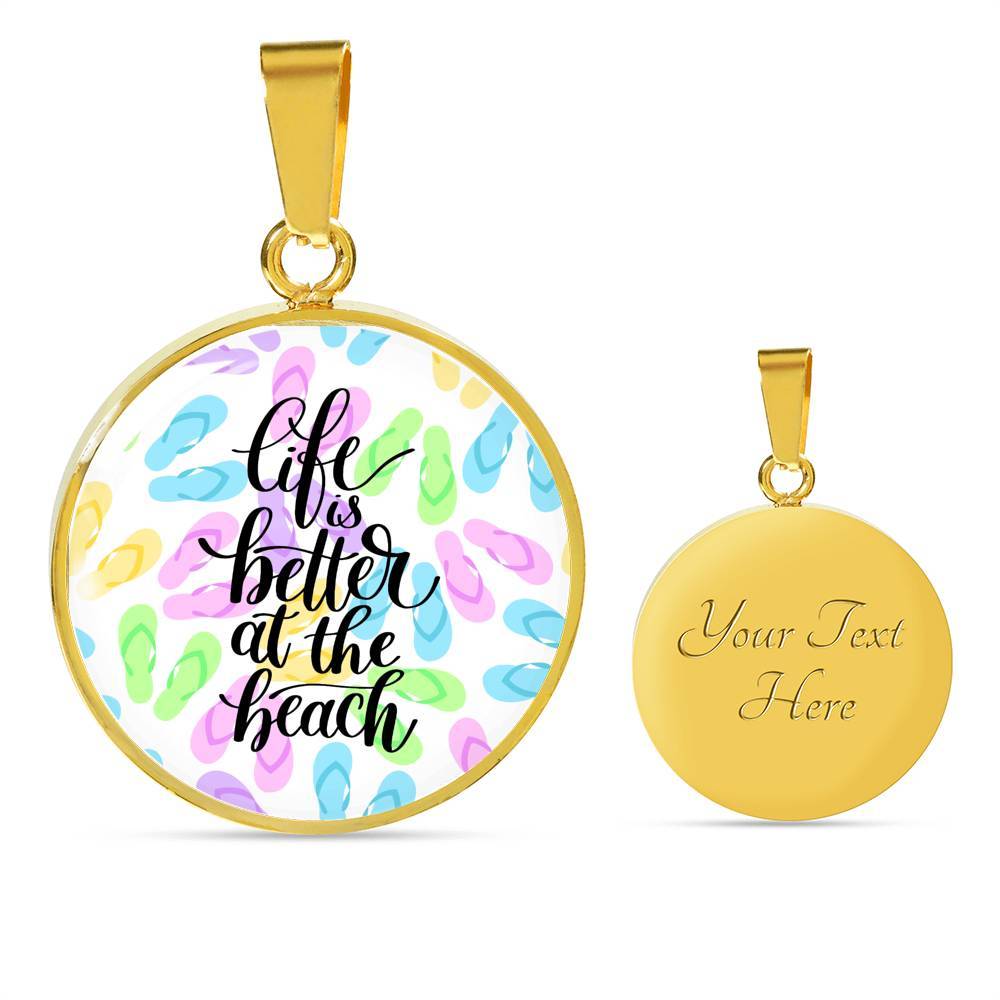 Life is Better at the Beach Necklace