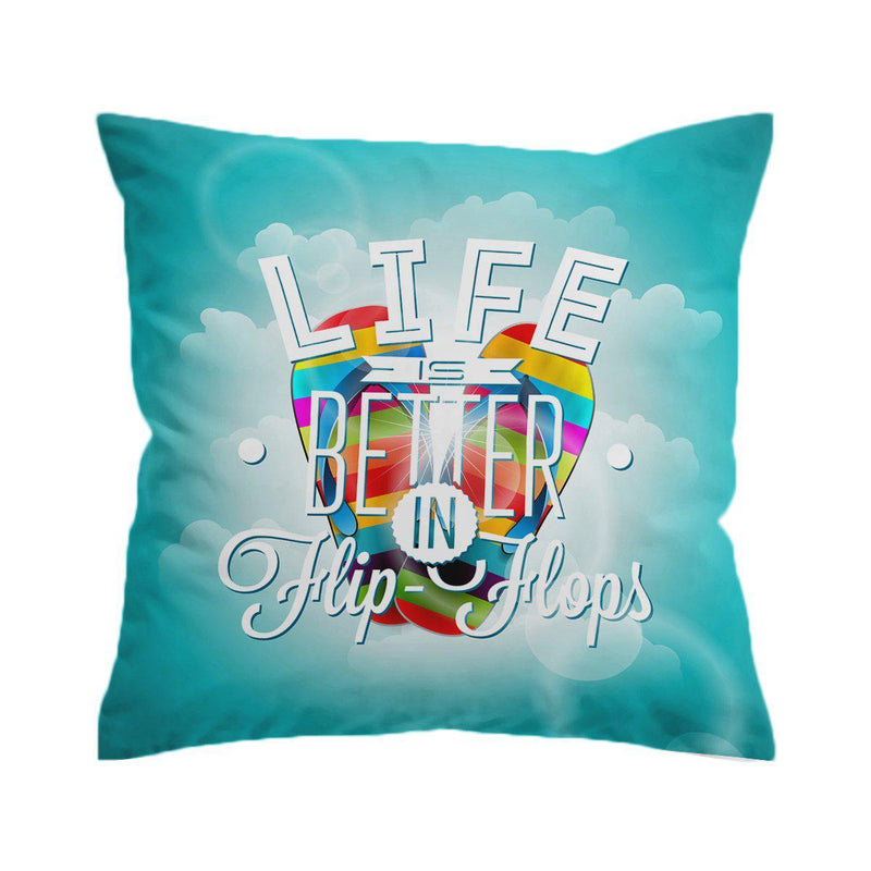 Life is Better in Flip Flops Pillow Cover