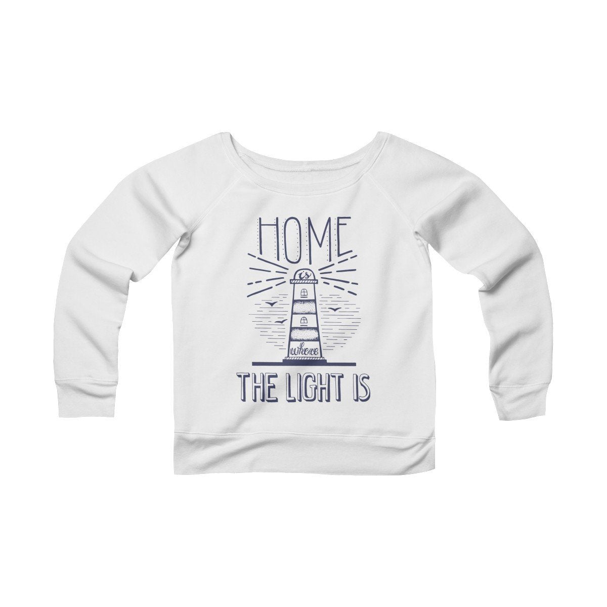 Lighthouse Women's Wide Neck Sweatshirt
