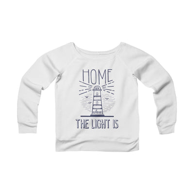Lighthouse Women's Sponge Fleece Wide Neck Sweatshirt