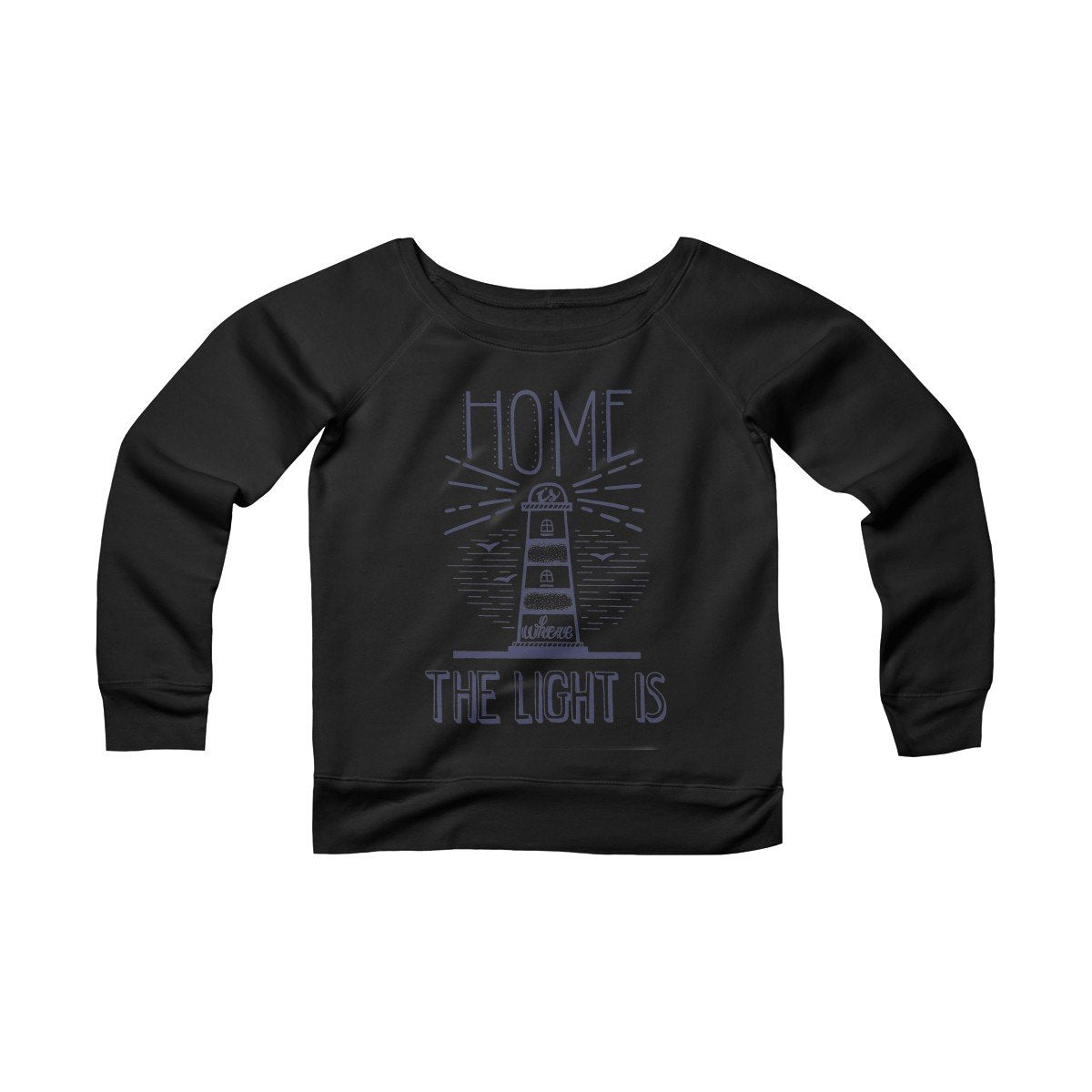 Lighthouse Women's Wide Neck Sweatshirt