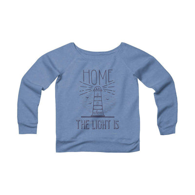 Lighthouse Women's Sponge Fleece Wide Neck Sweatshirt