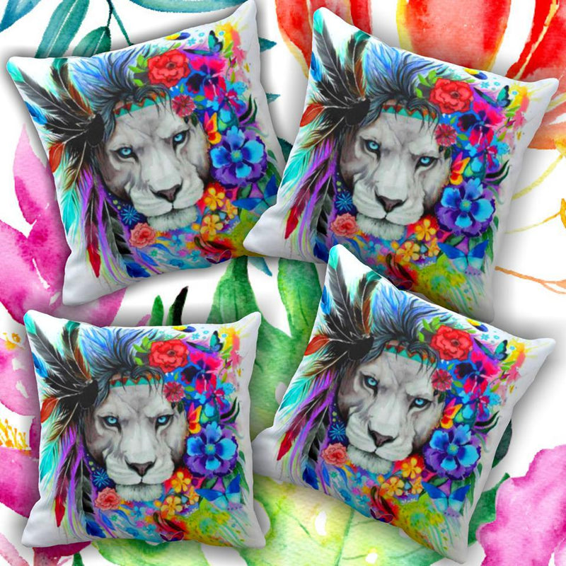 Lion Vibes Pillow Cover Set