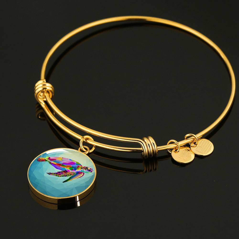 Maui Sea Turtle Bangle Bracelet