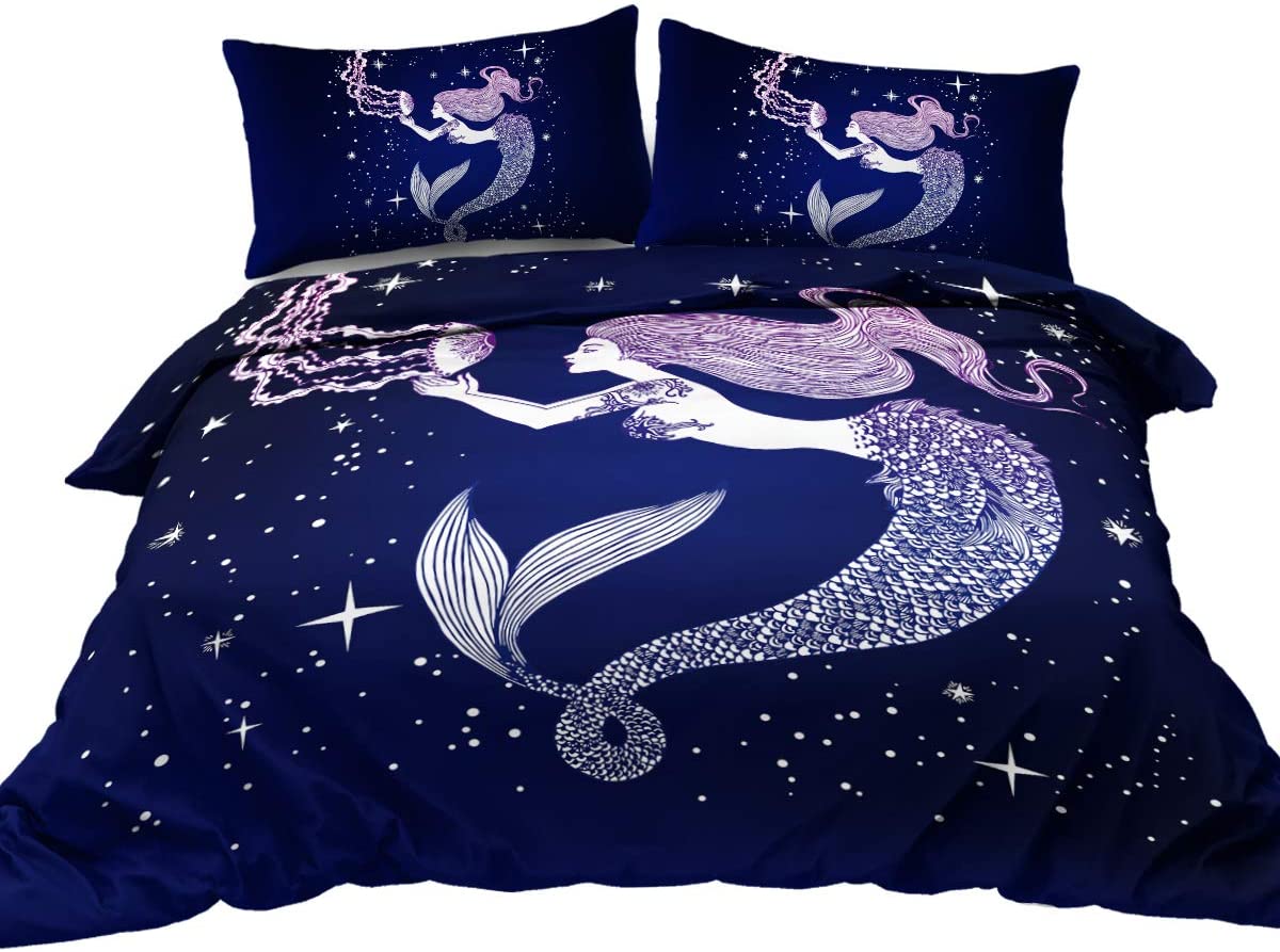 Mermaid and Jellyfish Bedding Set