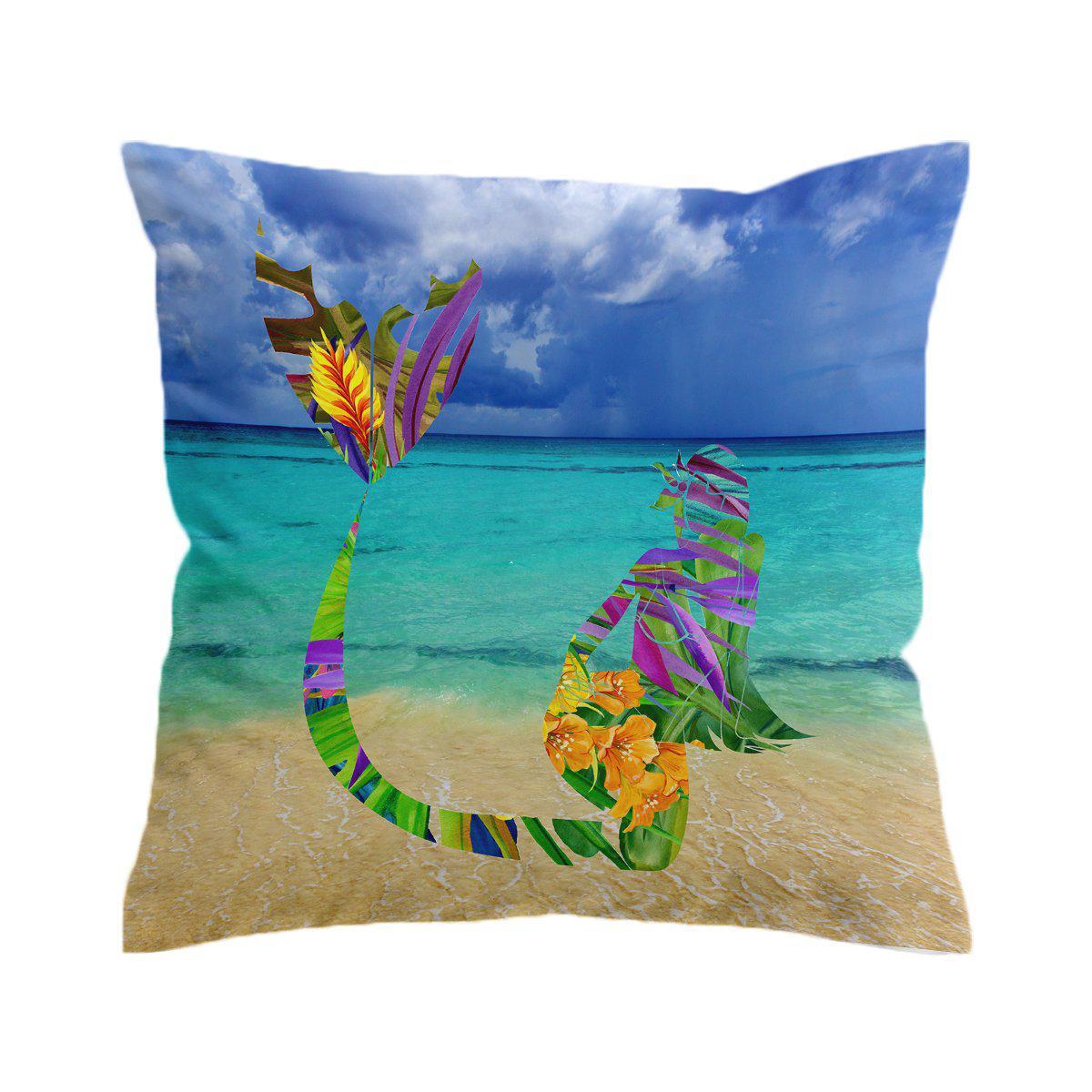 Mermaid Bay Pillow Cover