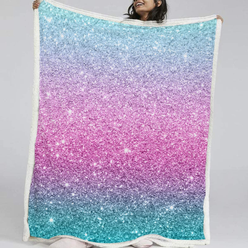 Mermaid Dreams Soft Sherpa Blanket