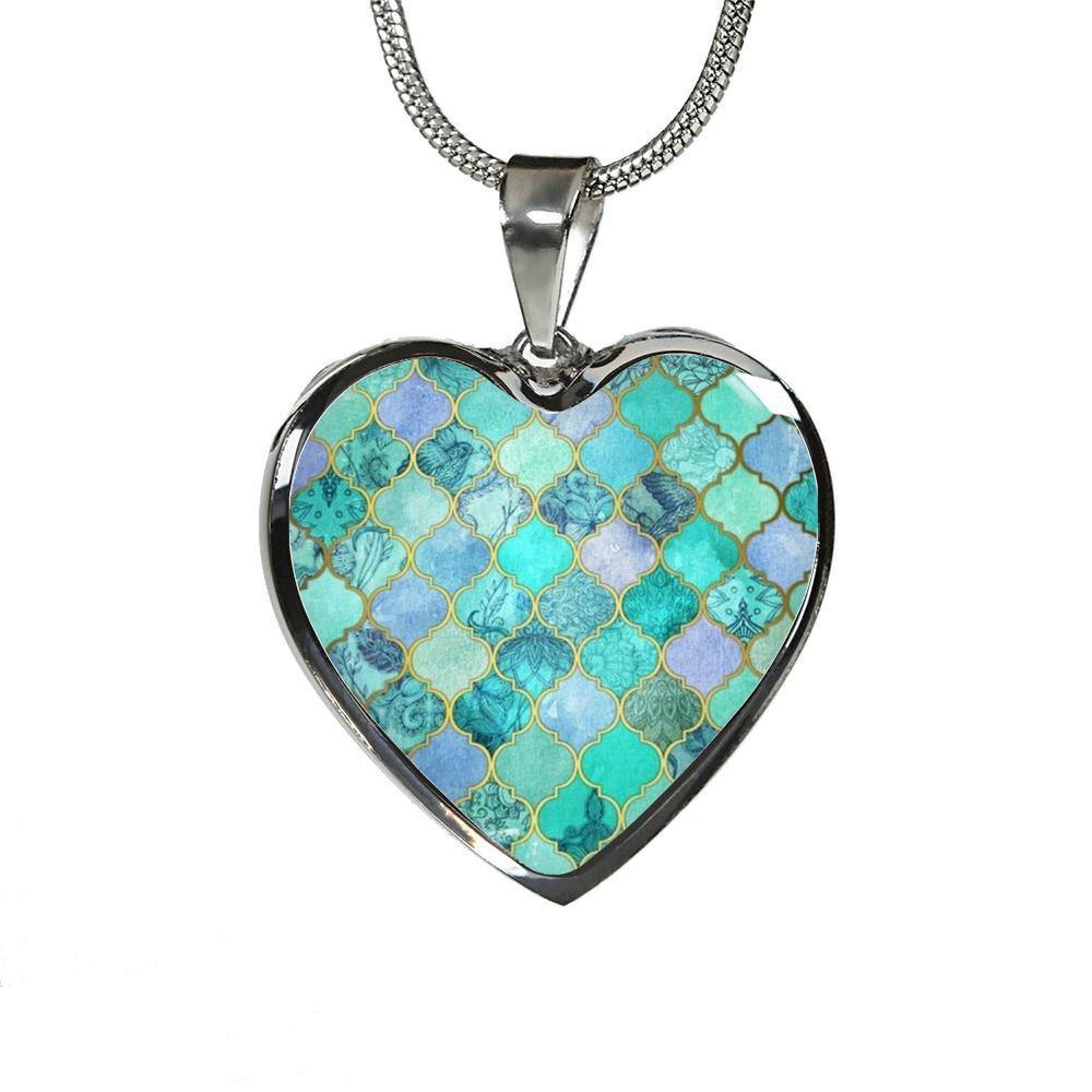 Mermaid Heart Necklace / Bracelet