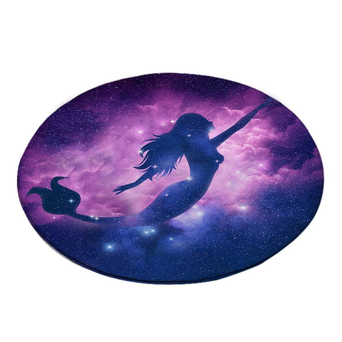 Mermaid Mystic Round Area Rug