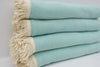 Mint Green 100% Cotton Round Beach Towel