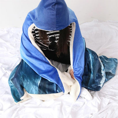 Moonlight Magic Cozy Hooded Blanket