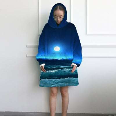 Moonlight Magic Wearable Blanket Hoodie