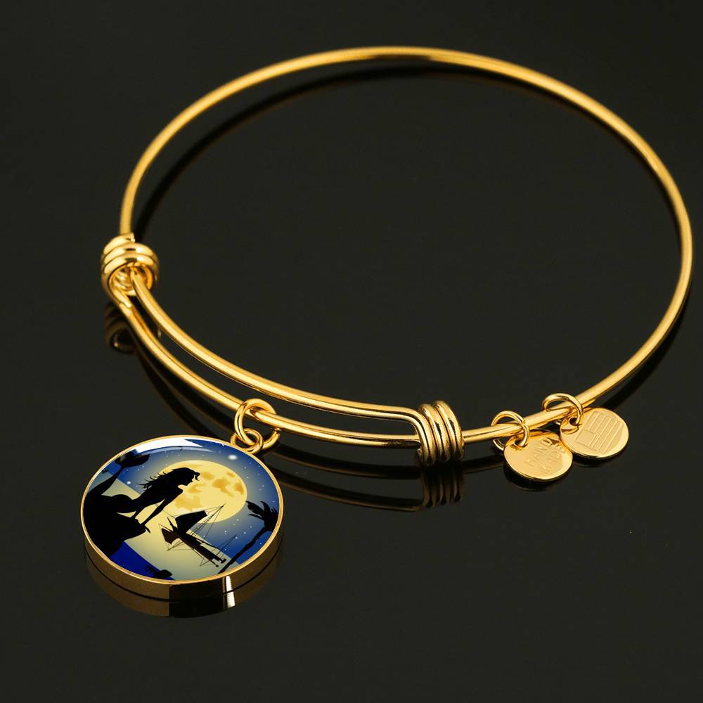 Moonlight Mermaid Bangle Bracelet