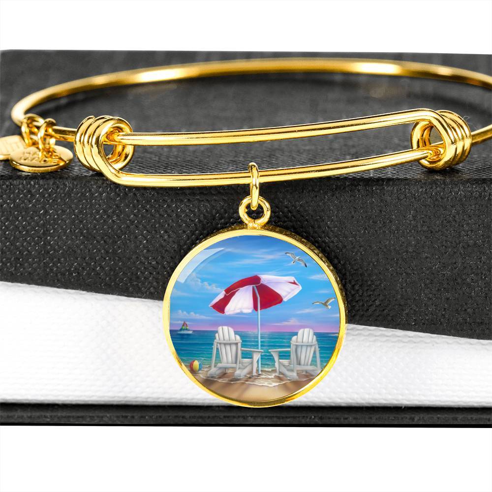 My Happy Place Bangle Bracelet