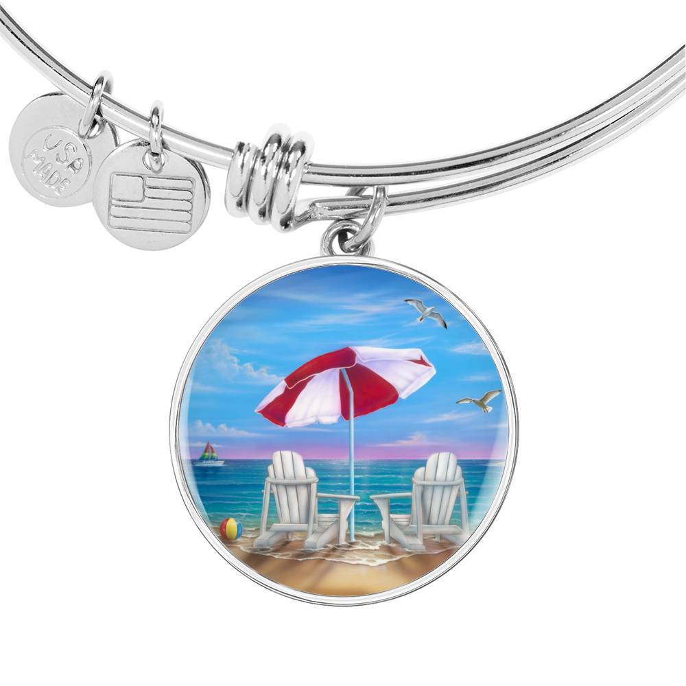 My Happy Place Bangle Bracelet