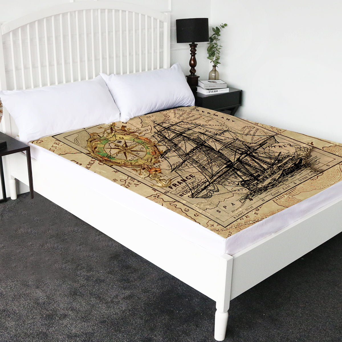 Vintage Nautical Sheet Set