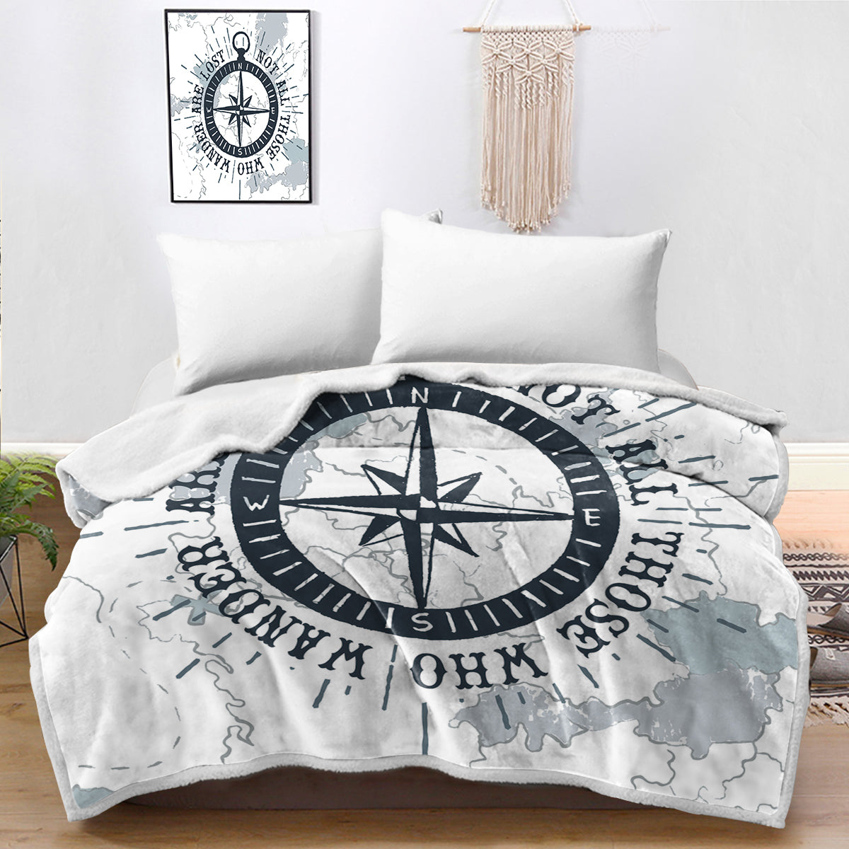 Ocean Wanderer Bedspread Blanket