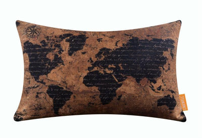 Nautical Map Pillow Cover