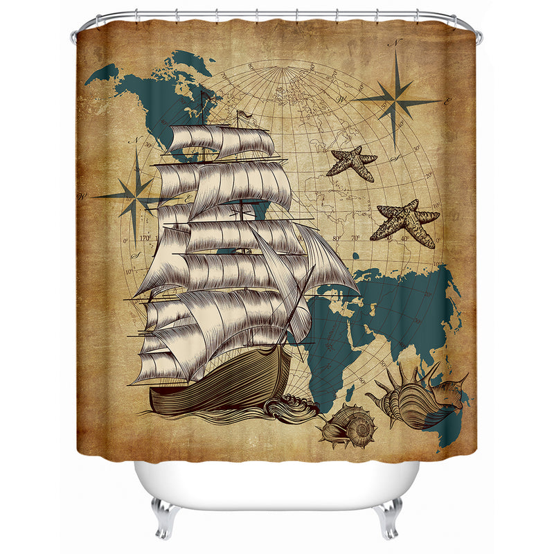Ship Ahoy Shower Curtain